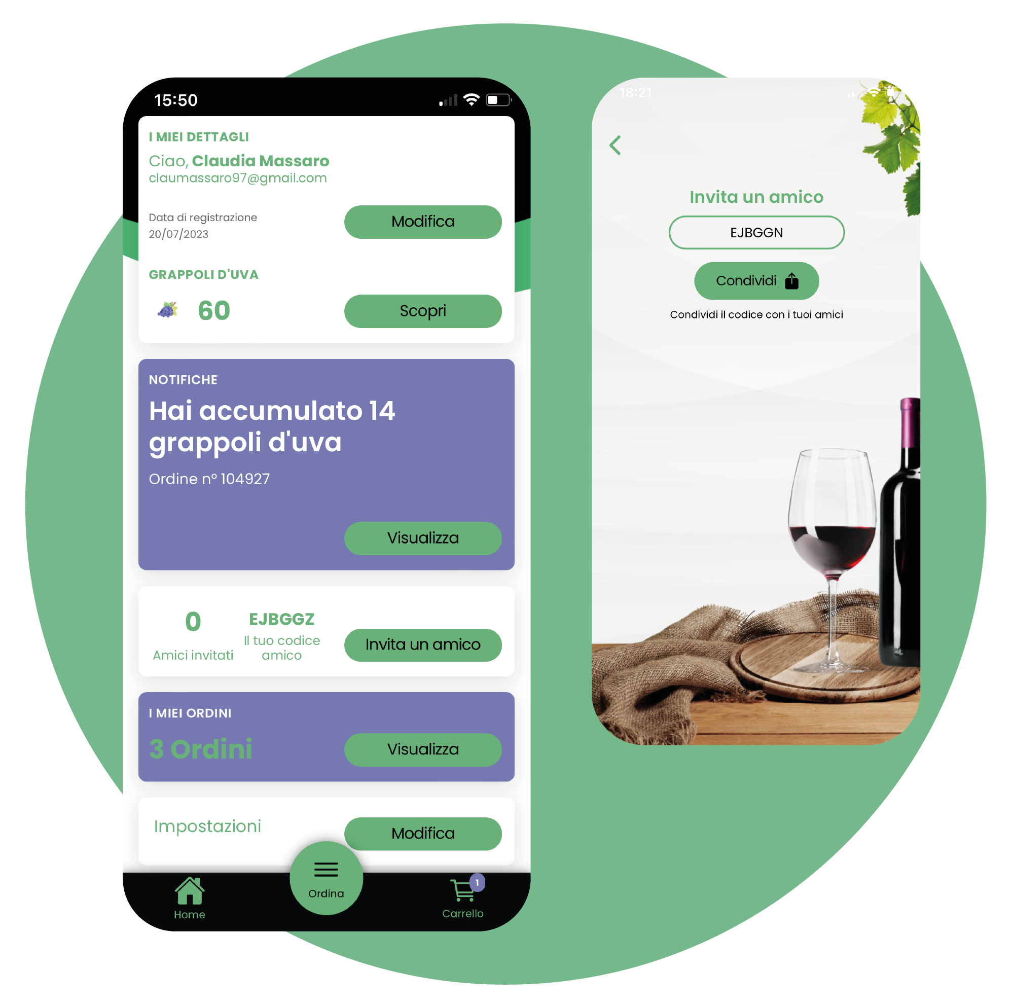 Invita un amico Mobee